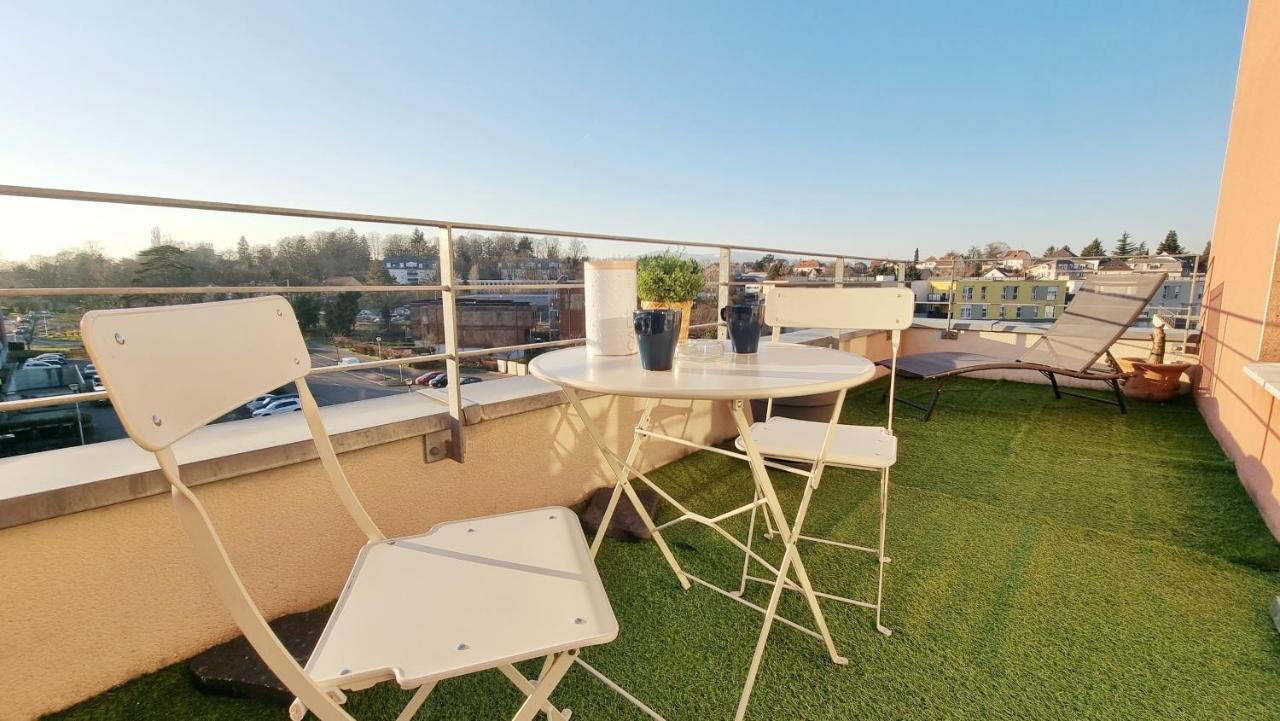 Pfastatt Le Smart - Parking - Terrasse - Wifi - Mulhouse - Relax Bnb מראה חיצוני תמונה